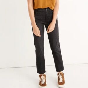 Madewell The Perfect Vintage Jean Sumner Wash Faded Black Size 27 Petite